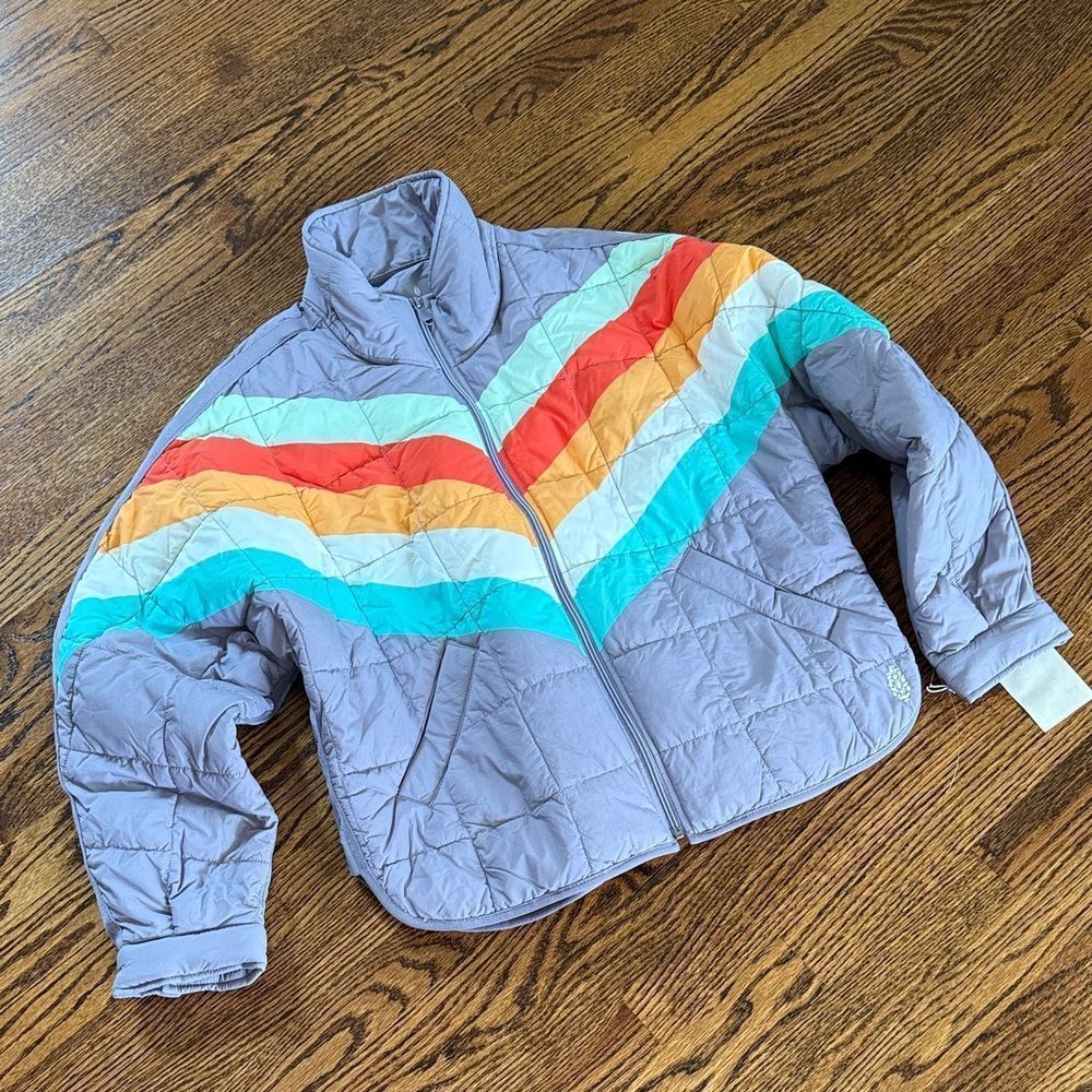 Free People Pippa Printed Packable Puffer Jacket - Picture 3 of 6